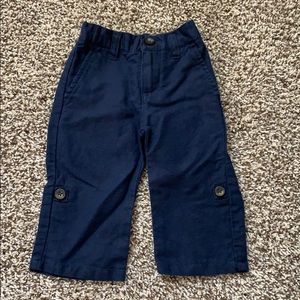 Janie and Jack Baby Boy Navy Pants 6-12 months